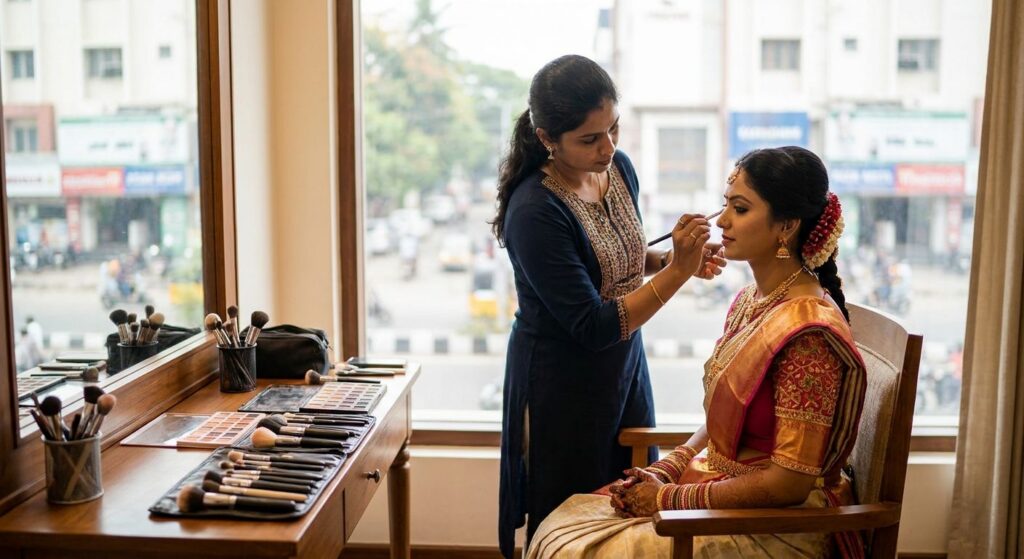 Best bridal makeup studios in Chennai 2026