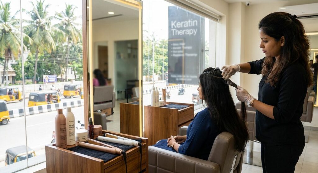 Best keratin treatment salons in Chennai 2026